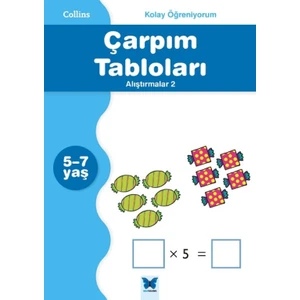 Collins Kolay Öğreniyorum :Çarpım Tabloları Alıştırmalar 2 (5-7 Yaş)