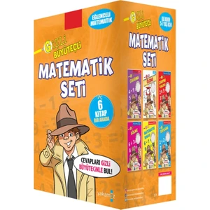 Gizli Büyüteçli Matematik Seti-6 Kitap Takım