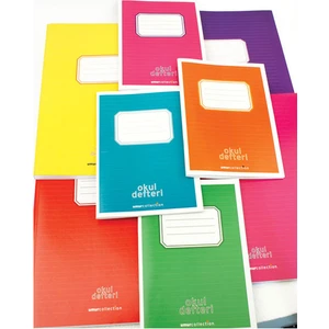 Text PP Kapak 80 Yaprak A4 Çizgili Defter UCPP4013Ç