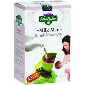 Lokman Sena Sultan Milk Man Karışık Çayı (84 Gr.) 42'Li Süzen Poşet
