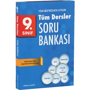 Element Yayınları 9. Sınıf Tüm Dersler Soru Bankası (Yeni Müfredata Uygun)