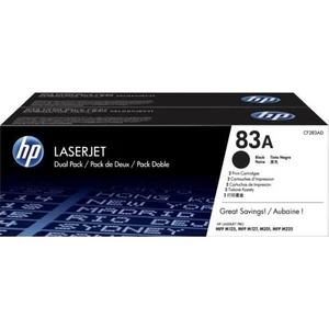 Hp 83A 2-Pack Black Original Laserjet Toner Cartridges Cf283Af