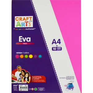 Craft And Arts Eva A4 Neon 10'lu