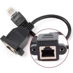 4932 Rj45 Cat5 Cat6 Dişi Erkek Çevirici Koruyucu Adaptör