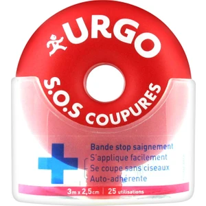 S.O.S Coupures Stop Bleeding Strip Durdurucu Yara Bandı 3M X 2,5Cm 25 Uygulama