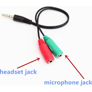 3,5 Mm Mikrofon Ve Kulaklık Ayırıcı Splinter Kablo