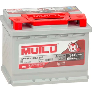 Akü 650A 12Volt 63Ah Düz