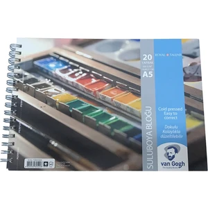 Van Gogh Sulu Boya Blok - Spiralli A5 20 Yaprak 300 Gr.