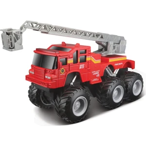 Quarry Monster Mini Motorlu İtfaiye İş Makinası Kırmızı