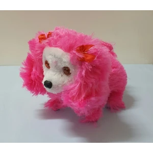 Yürüyen Havlayan Peluş Köpek Oyuncak Fuşya