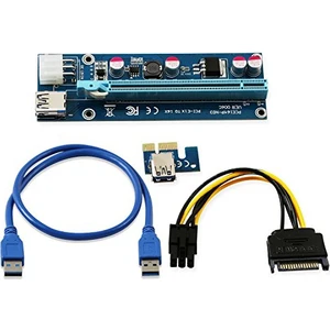 PCIE pcie Pci Express Riser 1x to 16x USB 3.0 Mining Rigleri için Ekran Kartı Uzatma Devresi