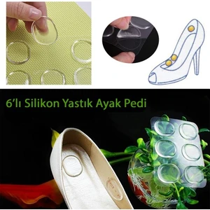 Ayak Vurma Önleyici Silikon Pedler (6 adet) U97