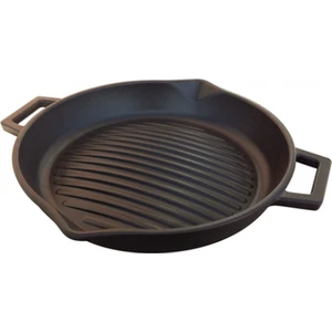 Yuvarlak Izgara Tava Çap(Ø) 30 cm Metal Kulplu