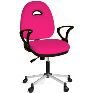 Kozmo Yönetici Koltuğu Krom Ayak Pembe