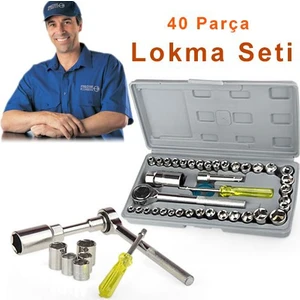 Özel Çantalı 40 Parça Cırcırlı Lokma Seti