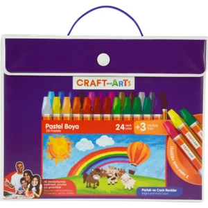 Craft And Arts Pastel Boya 24+3'Lü Çanta