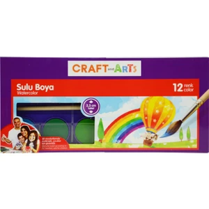 Craft And Arts Sulu Boya 12 Renk 23Mm Çap 