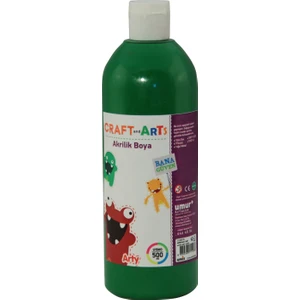 Craft And Arts Akrilik Boya 500ml Yeşil