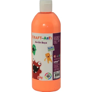 Craft And Arts Akrilik Boya 500ml Turuncu