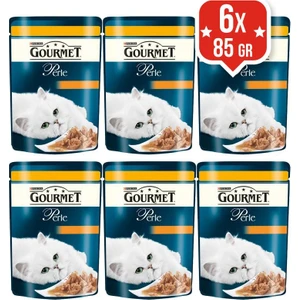 Gourmet Perle Izgara Tavuklu Kedi Yaş Maması 85 Gr X 6 Adet