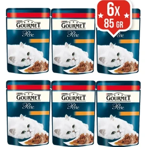 Gourmet Perle Izgara Sığır Etli Kedi Yaş Maması 85 Gr X 6 Adet