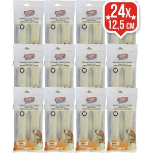 Beyaz Pres Kemik - 12,5 Cm - 24 'Lü