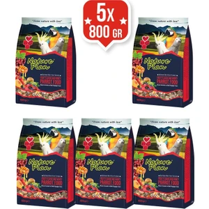 Nature Plan Papağan Yemi 800 Gr X 5 Adet