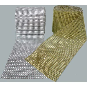Elitetime Taş Görünümlü Plastik Şerit Altın P10Yard(Mt)-40 -