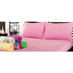 Çeyiz Diyarı Tek Kişilik Lastikli Çarşaf Pembe Renk
