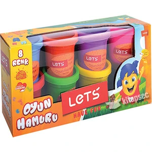 Oyun Hamuru 8 Renk 600 gr L8358