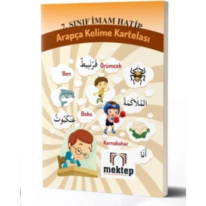 Mektep 7. Sınıf İmam Hatip Arapça Kelime Kartelası