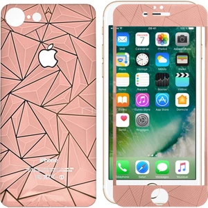 Sonmodashop Apple iPhone 7 Ön Arka 3D Rose Gold Ekran Koruyucu