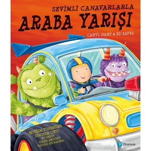 Sevimli Canavarlarla Araba Yarışı (3+ Yaş Hikaye Kitabı)