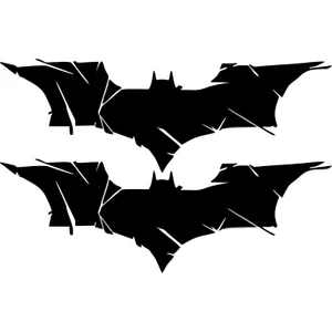 Stickermarket Batman Beyaz Sticker