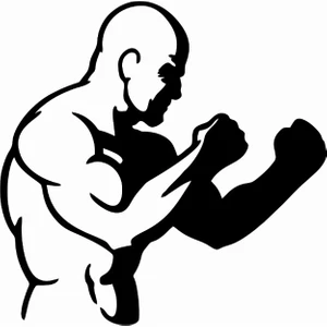 Stickermarket Boksor Beyaz Sticker