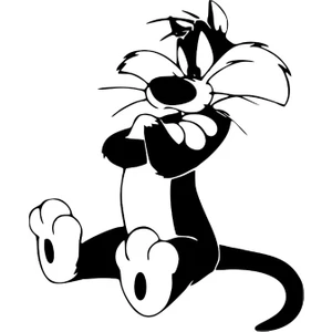 Stickermarket Silvester Beyaz Sticker