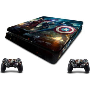 Stickermarket PS4 Slim Avengers Sticker Seti