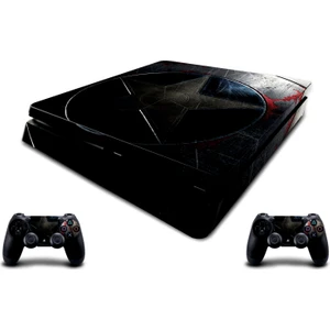 Stickermarket PS4 Slim Kaptan Amerika Sticker Seti