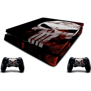 Stickermarket PS4 Slim Punisher Sticker Seti