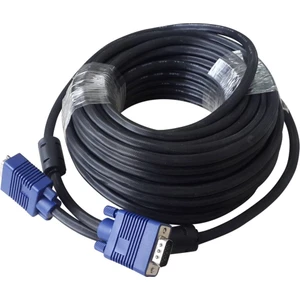 Q-Vga30 15 Pin Fitreli 30 Metre Erkek Erkek Vga Monitör Kablo Q-Vga30
