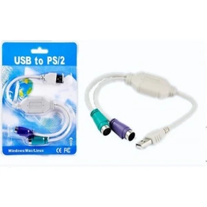 Usb To Ps/2 Çevirici Kablo