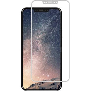 iPhone X Curve Tempered Glass Full Beyaz Cam Ekran Koruyucu