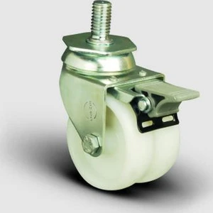 Oynak Frenli Civata Bağlantılı, Burçlu, Poliamid Çiftli Sanayi Tekerleği Çap:75 - Et05 Zkz 75F