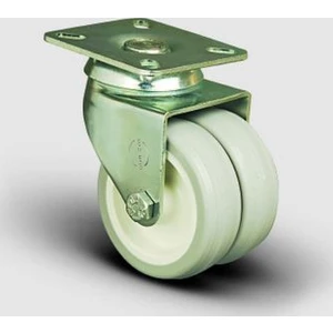 Oynak Tabla Bağlantılı, Burçlu, Pvc Çiftli Sanayi Tekerleği Çap:50 - Et01 Zkc 50