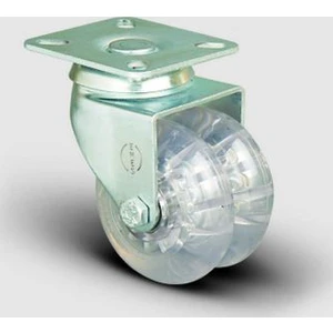 Oynak Tabla Bağlantılı, Burçlu, Poliüretan Çiftli Sanayi Tekerleği Çap:50 - Et01 Dkp 50