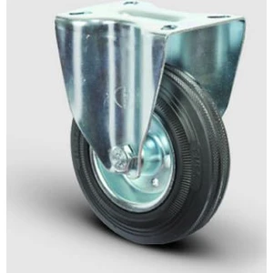 Sabit Tabla Bağlantılı, Burçlu, Kauçuk Hafif Sanayi Tekerleği, Çapı:80 - Em02 Spr 80