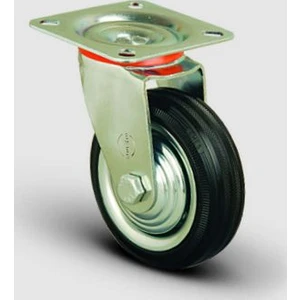 Oynak Tabla Bağlantılı, Burçlu, Kauçuk Orta Sanayi Tekerleği Çap:125 - Ek01 Spr 125