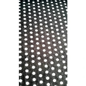 Puanlı Keçe 50x50 cm - Siyah