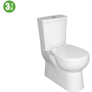 Karizma Duvara Sıfır Klozet TK Yavaş Kapaklı (4 Parça)