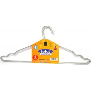 Askı Elbise Metal 6 Lı 15763